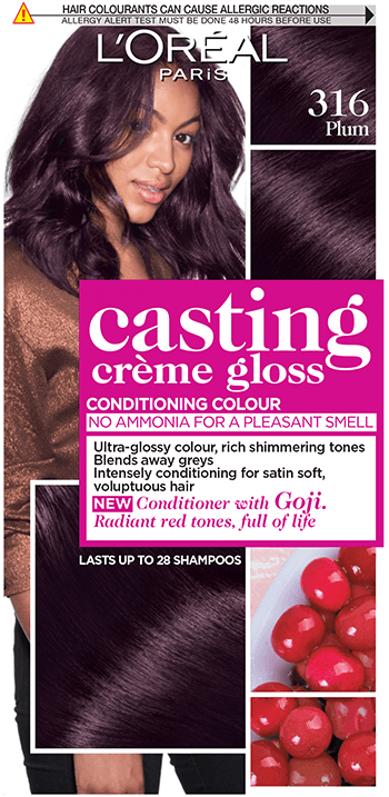 Casting Crème Gloss 316 Plum Brown Semi Permanent Hair Dye